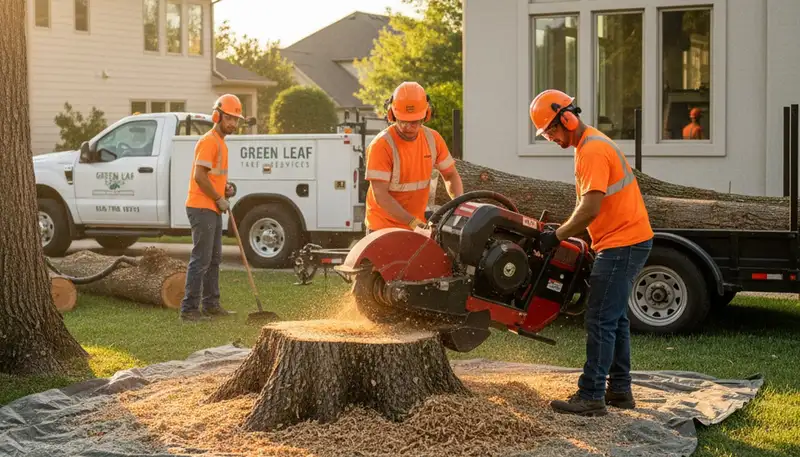 Professional stump removal service in Minneapolis, MN clearing tree roots safely and efficiently