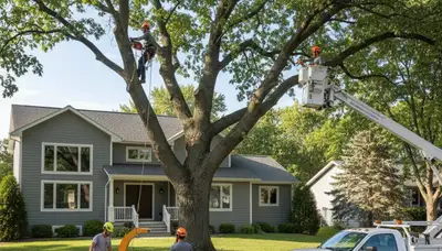 Professional tree removal service in Minneapolis, MN by certified arborists